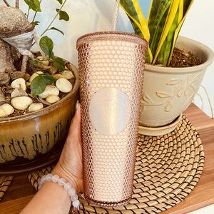 Starbucks Old Pale Rose/Blossom Bling Studded Cup